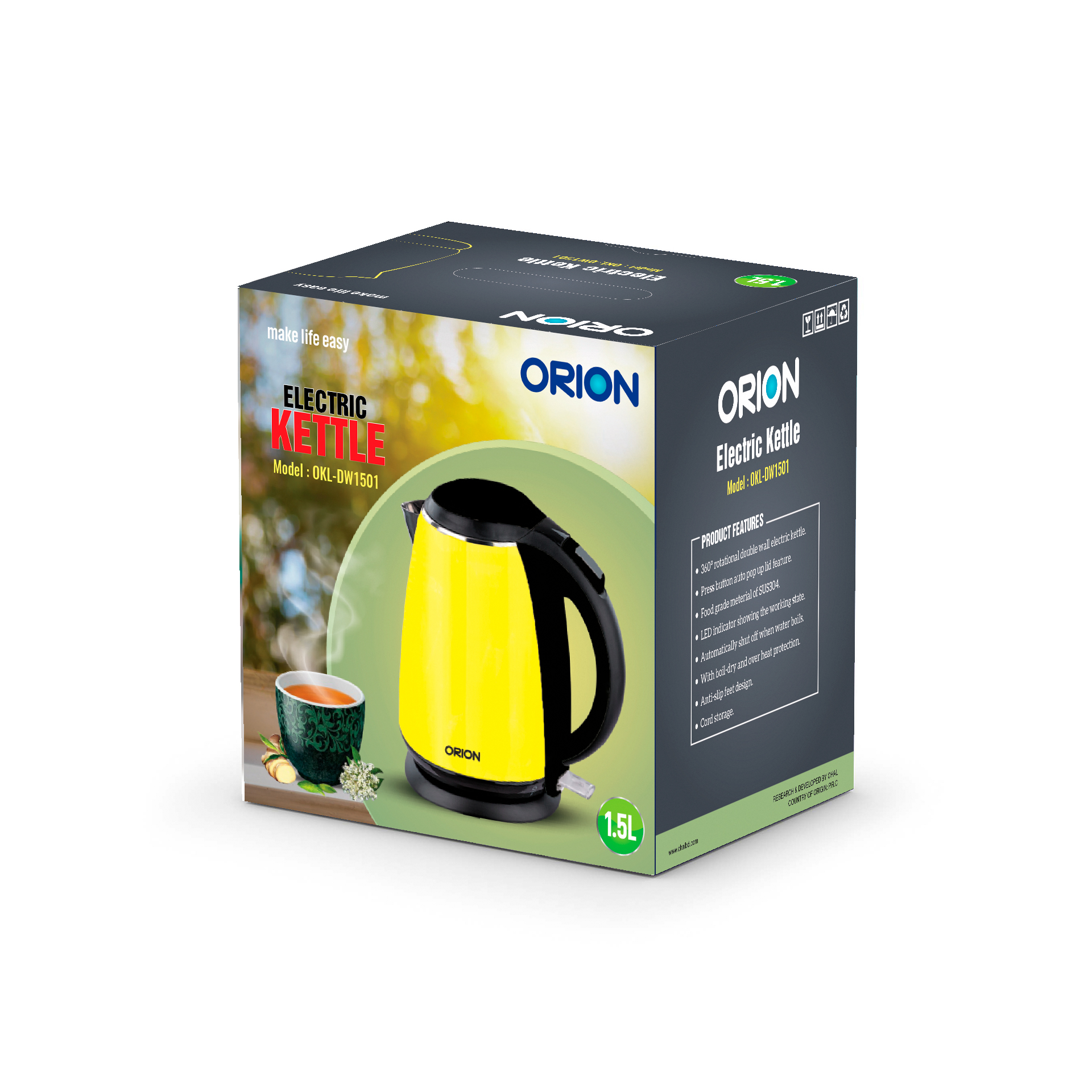 Orion Electric Kettle OKL-DW1501