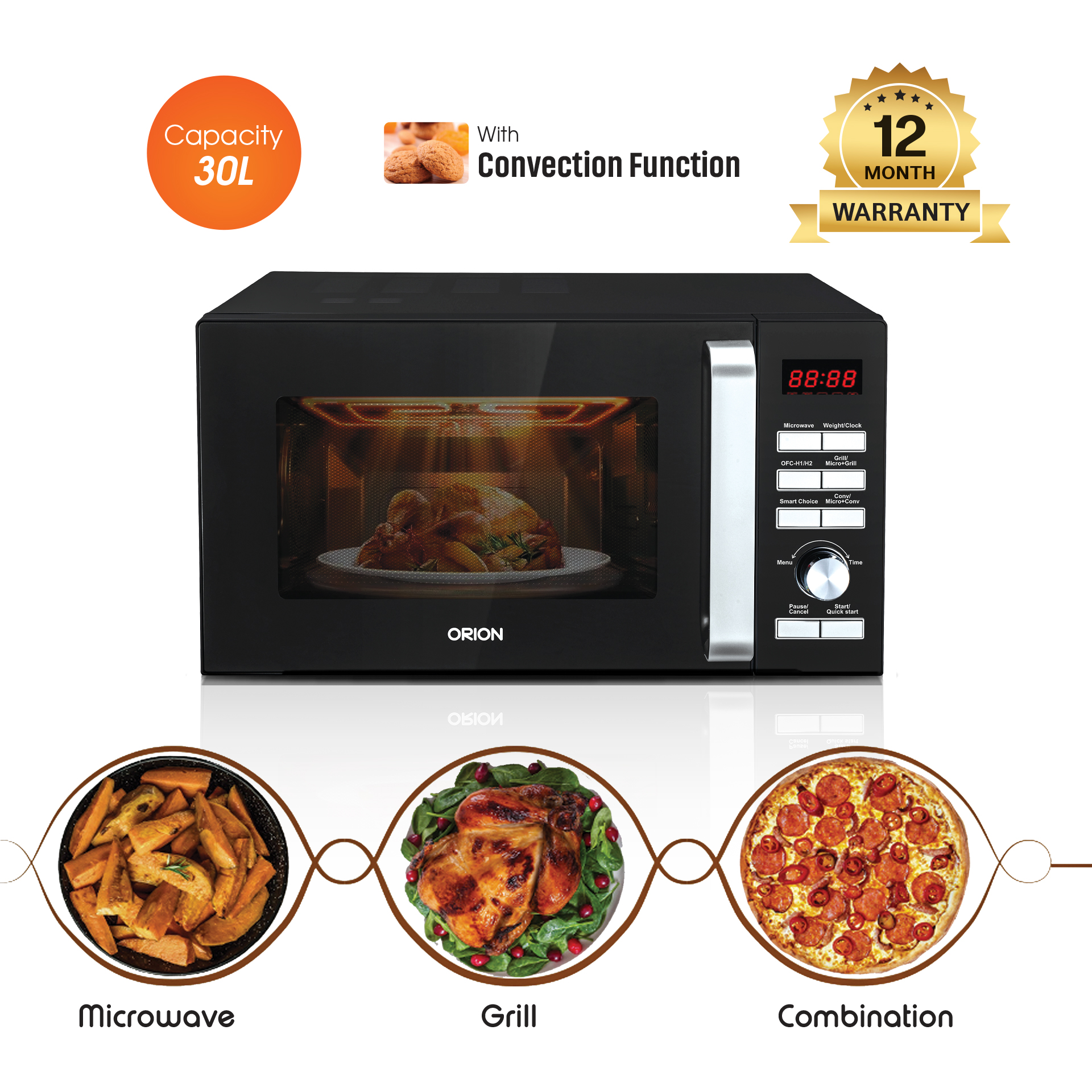 ORION 30 Litres Microwave oven OMW-G30L01