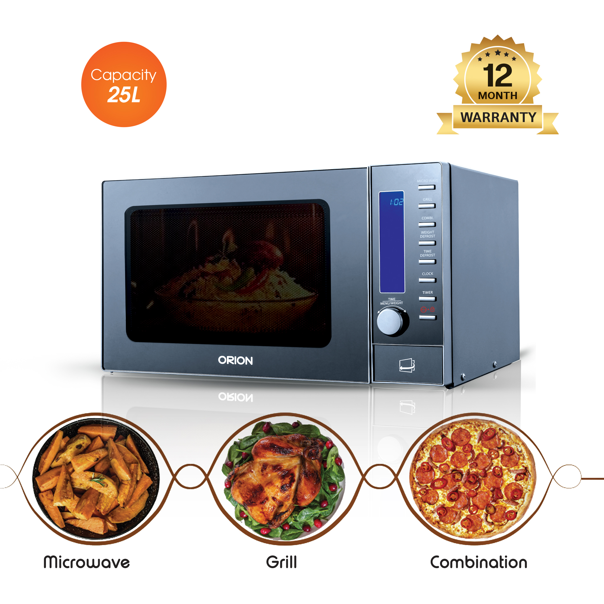 ORION 25 Litres Microwave oven OMW-G25L01